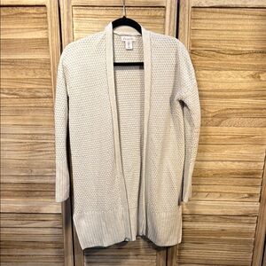 If it were me Women's Cream Sweater Cardigan Size Small